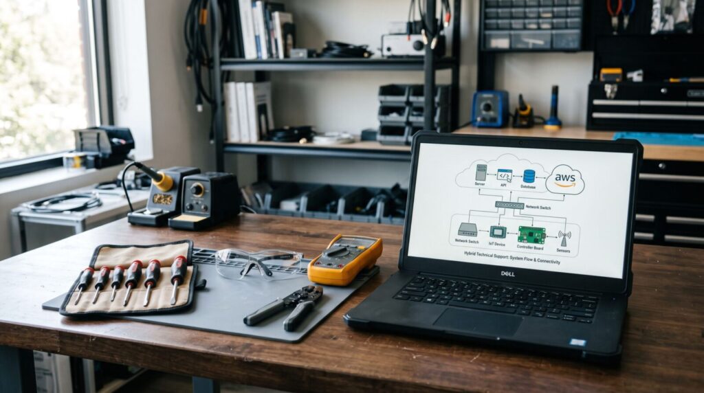 Flyer hybride Techniek Ondersteuner