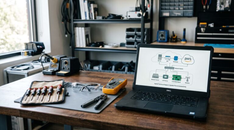 Flyer hybride Techniek Ondersteuner